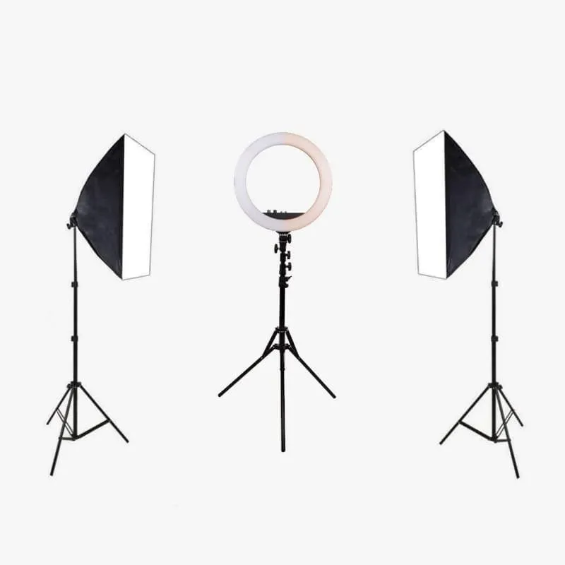 18" Ring Light Beauty Studio Ring Portable -  Diamond Luxe III