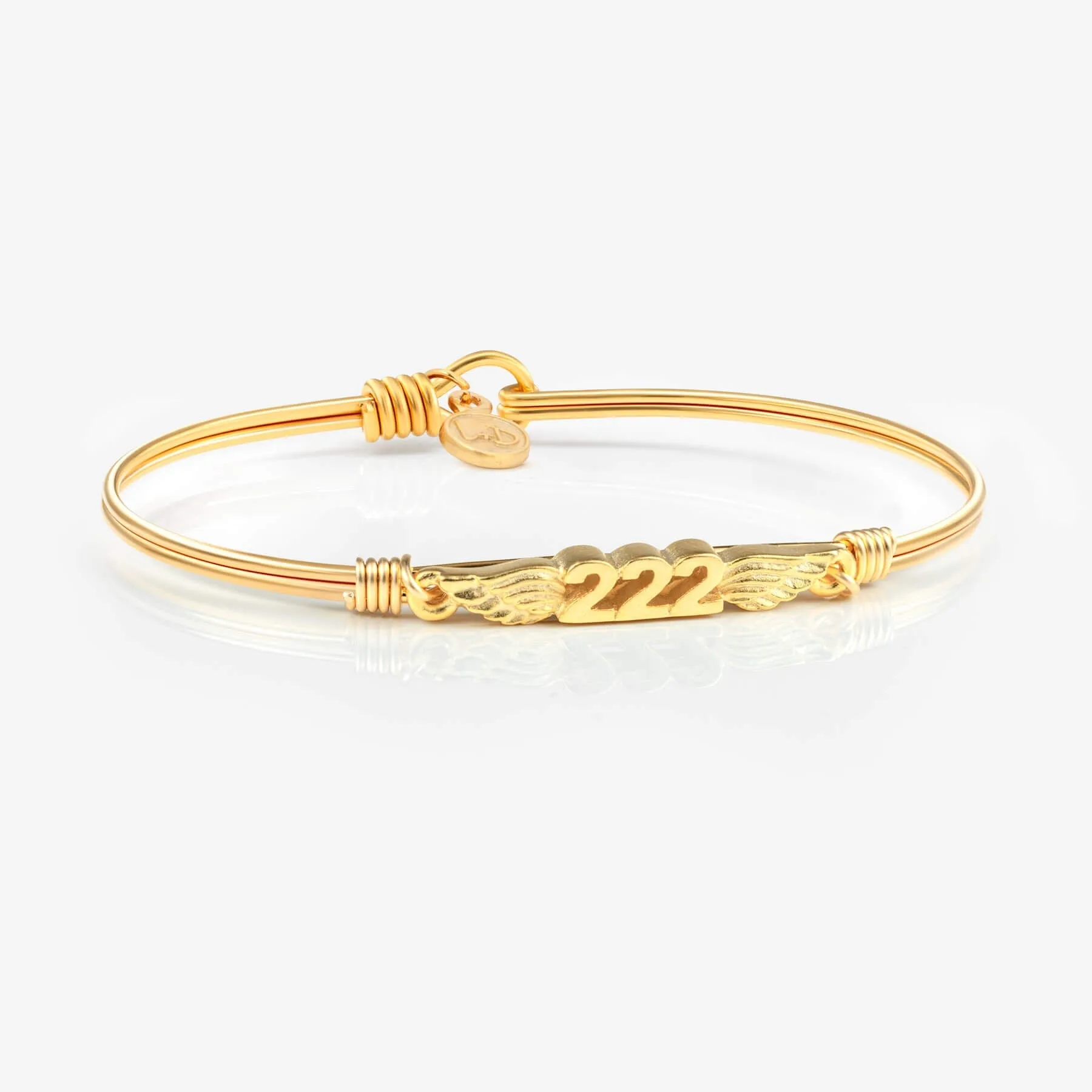 222-ANGEL NUMBERS BANGLE BRACELET