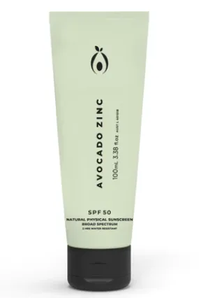 Avocado Zinc - SPF 50 Natural Physical Sunscreen