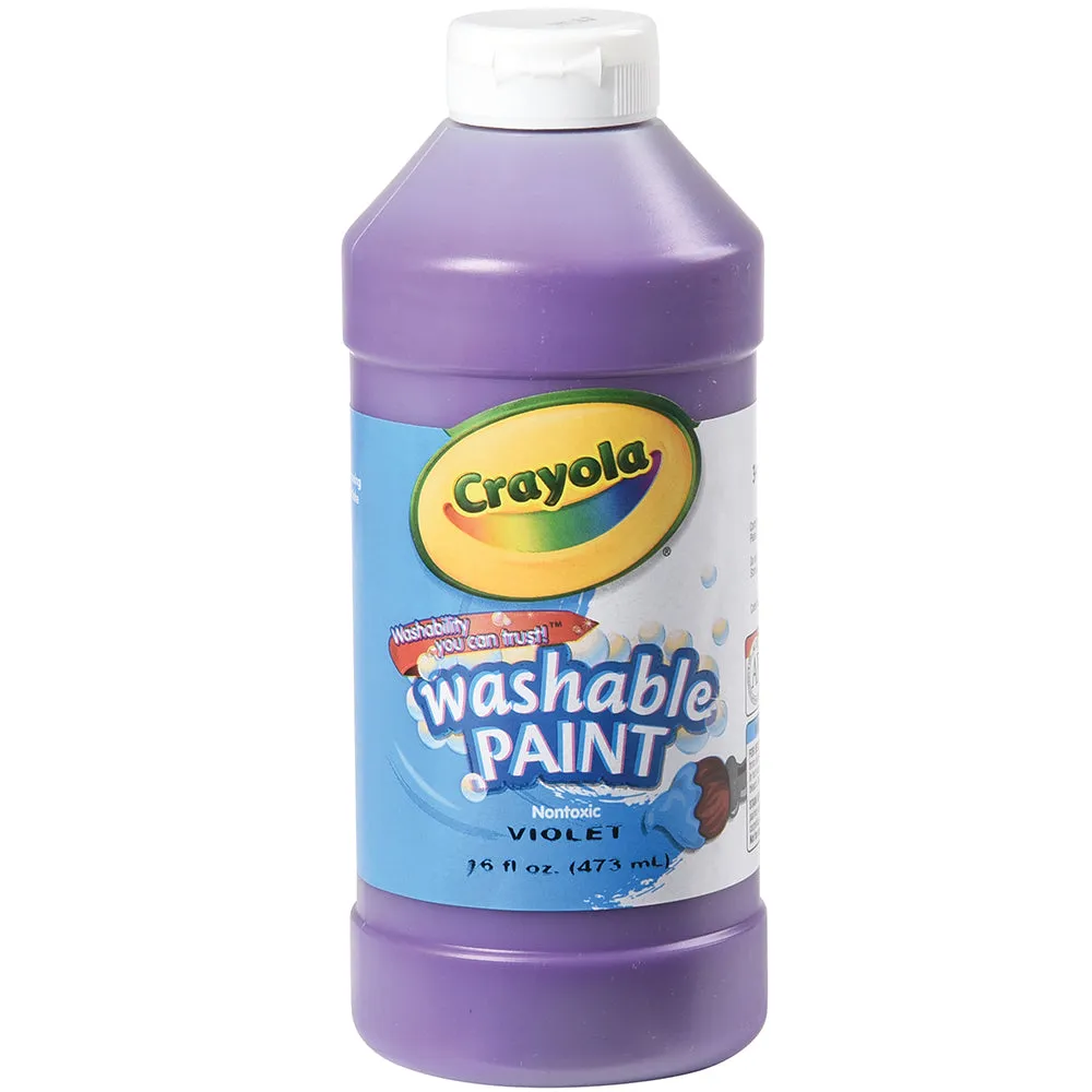 Crayola® Washable Tempera Paint - Set of 9 Pints