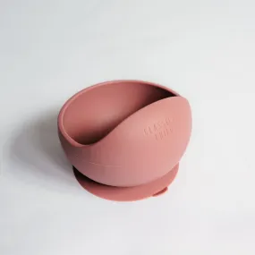 Desert Rose Silicone Suction Bowl