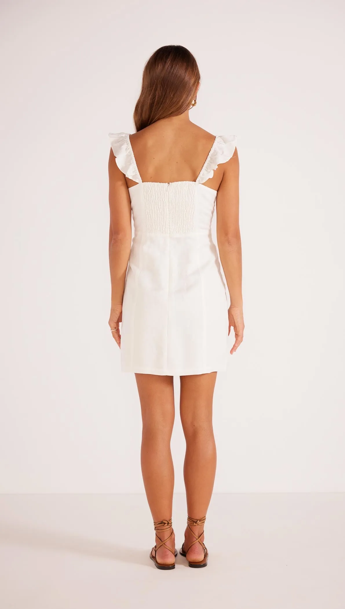 Eveda Frill Mini Dress