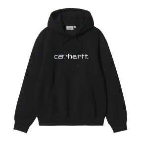 Felpa Carhartt WIP  Logo Nero / Bianco