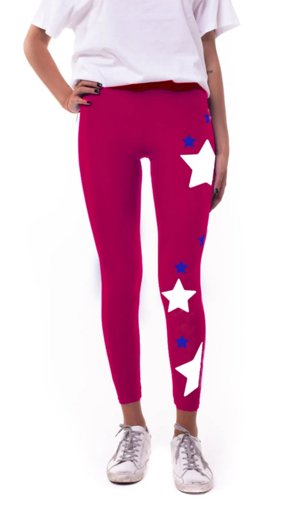 Leggings in lycra personalizzabili modello cascata