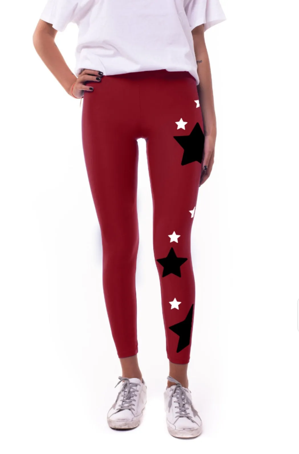 Leggings in lycra personalizzabili modello cascata