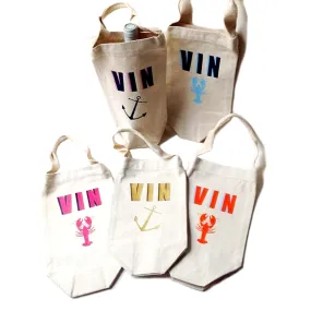 Personalised Canvas Wine Bag | Bottle Bag